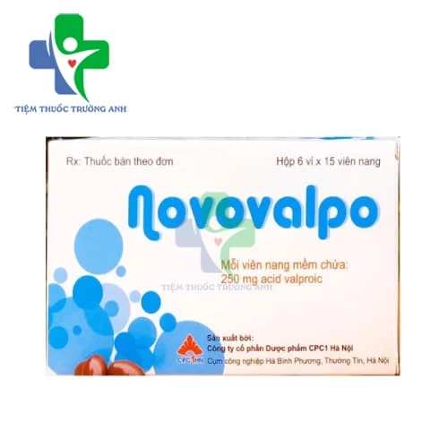 Novovalpo 250mg CPC1HN - Thuốc điều trị động kinh, co giật